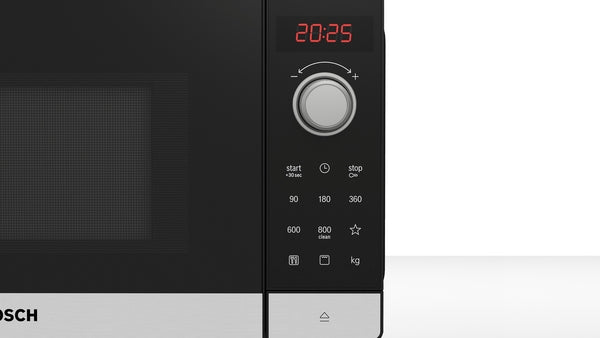 Série 2, Micro-ondes pose libre avec grill, 44 x 26 cm, Inox BOSCH FEL023MS2