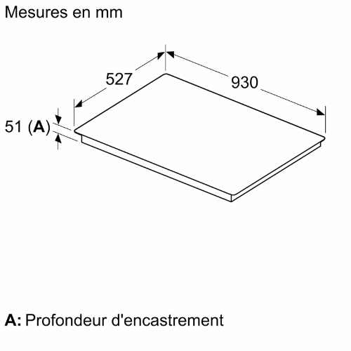 N 90, Table à induction, 90 cm, Noir, avec cadre NEFF T69TTX4L0 - vue 5