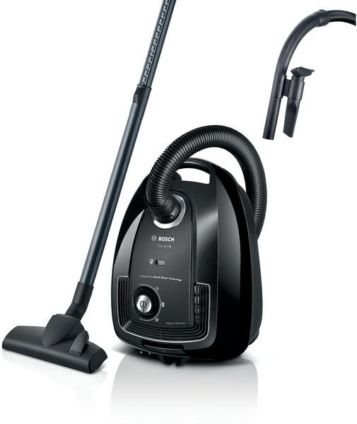 Série 4, Aspirateur avec sac, Noir BOSCH BGB38BA1