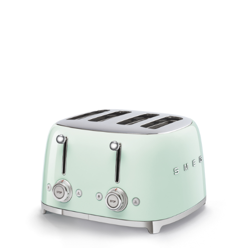Toaster 4 tranches Smeg TSF03-Vert d'eau - vue 1