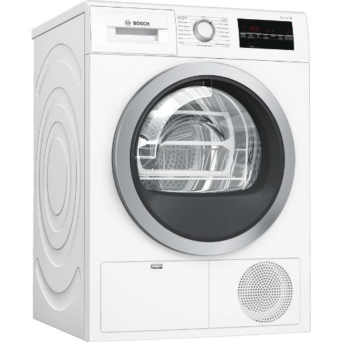 Sèche-linge condensation pose-libre blanc Bosch WTG85409FF - vue 1