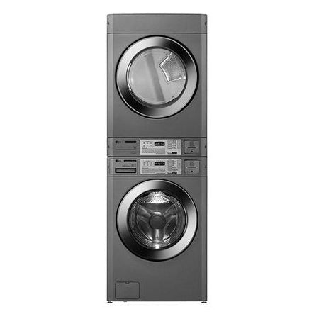 Ensemble de lavage Colonne Laveuse + Séchoir 16 Kg Titan PRO 400V LG FH0C7FD2MS + RV1840CD7-tri