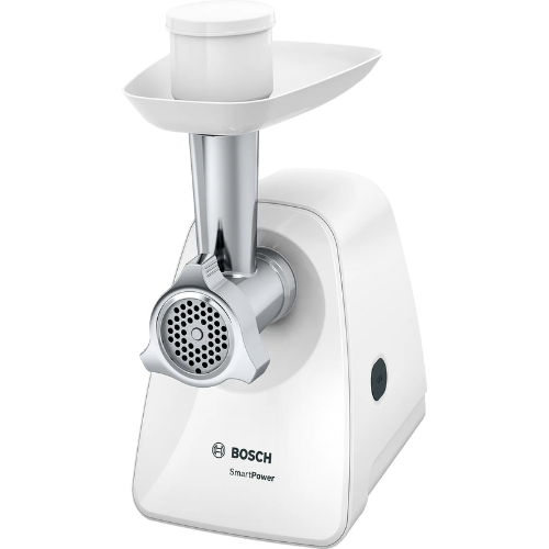 Hachoir à viande, SmartPower, 1500 W, Blanc BOSCH MFW2500W - vue 1