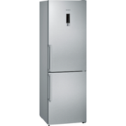 iQ300, Réfrigérateur combiné pose-libre, 186 x 60 cm, Inox SIEMENS KG36N7IEP - vue 1