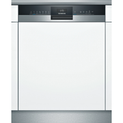 iQ300, Lave-vaisselle intégrable avec bandeau, 60 cm, Metallic SIEMENS SE53HS36TE - vue 1