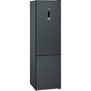 iQ300, Réfrigérateur combiné pose-libre, 203 x 60 cm, Acier inox noir SIEMENS KG39NXXEB - vue 1
