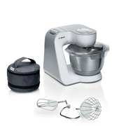 Série 4, Robot pâtissier, MUM 5, 1000 W, Blanc, argent BOSCH MUM58200E - vue 1