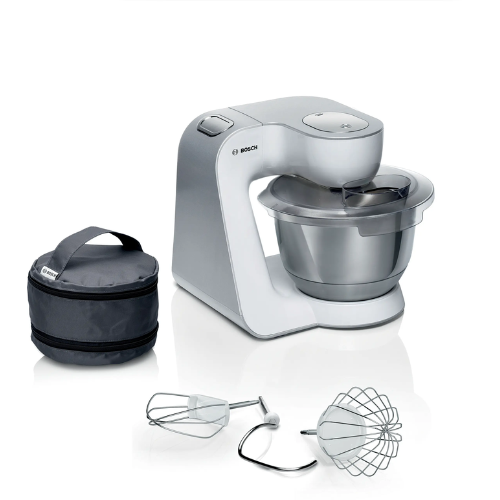 Série 4, Robot pâtissier, MUM 5, 1000 W, Blanc, argent BOSCH MUM58200E - vue 1