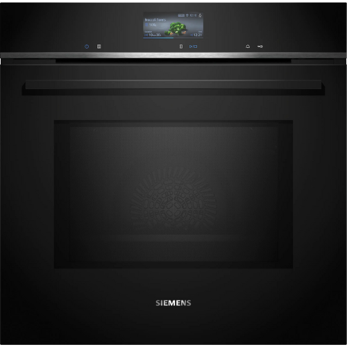 iQ700, Four intégrable avec fonction micro-ondes, 60 x 60 cm, Noir SIEMENS HM776GKB1F - vue 1