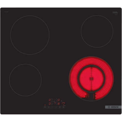 Série 4, Table électrique, 60 cm, Noir, sans cadre BOSCH PKF611BB8H - vue 1