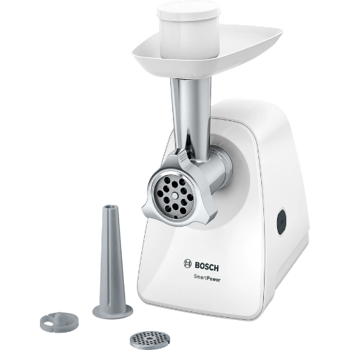 Hachoir à viande, SmartPower, 1500 W, Blanc, blanc BOSCH MFW2510W - vue 1