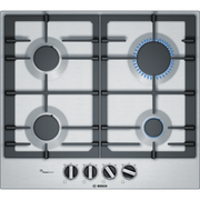Table Gaz Série 6 Inox 60 cm BOSCH PCP6A5B90 - vue 1