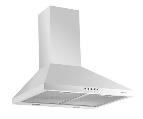 HOTTE DÉCORATIVE MURALE PYRAMIDE 60 CM GLEM GHP645WH - vue 1