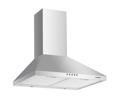 HOTTE DÉCORATIVE MURALE PYRAMIDE 60 CM GLEM GHP645IX - vue 1