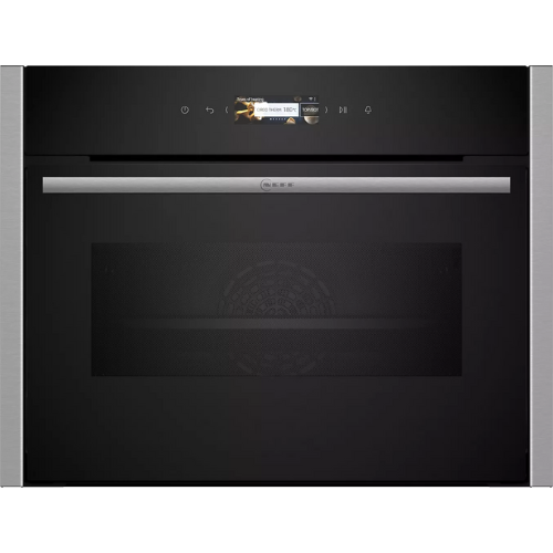 N 70, Four intégrable compact avec fonction micro-ondes, 60 x 45 cm, Inox NEFF C24MR21N0 - vue 1