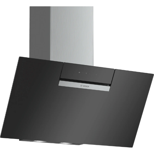 Hotte décor murale noir Bosch DWK87EM60(F) - vue 1