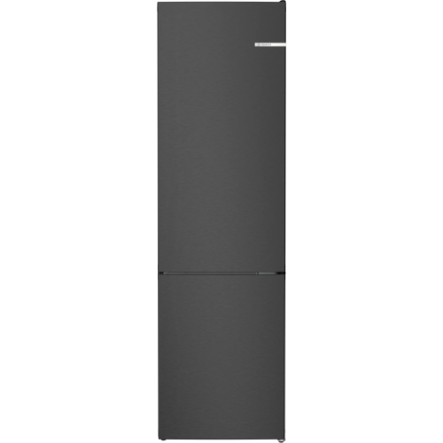 Série 4, Réfrigérateur combiné pose-libre, 203 x 60 cm, Acier brossé noir anti-traces, Total No Frost BOSCH KGN392XCF - vue 1