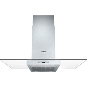 Hotte décorative îlot inox verre 90cm SIEMENS LF98GA542 - vue 1