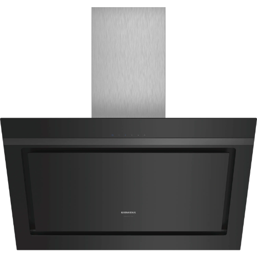 Hotte Décorative Murale 80cm Noire et Verre SIEMENS LC87KIM60S - vue 1