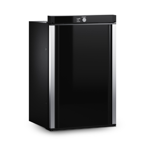 Réfrigérateur à absorption trimixte 93 litres, noire 12 V, 230 V ou gaz, porte a double charnière Dometic RM 10.5T - vue 1