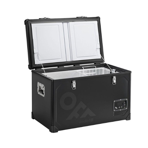 Glacière à compresseur, 71 L, Indel B TB74 STEEL BLACK - vue 1