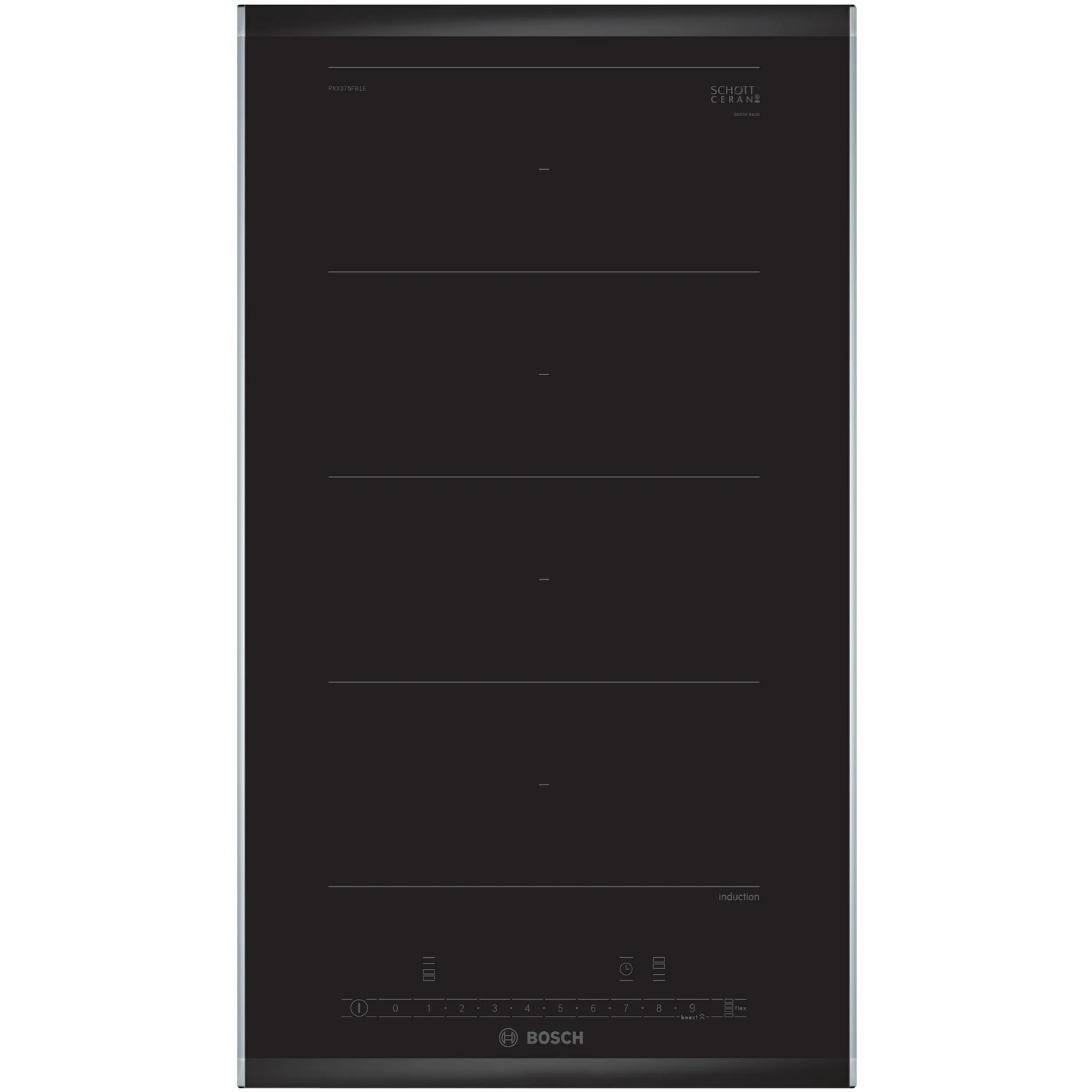 Domino vitrocéramique 30 cm Bosh PXX375FB1E - vue 1