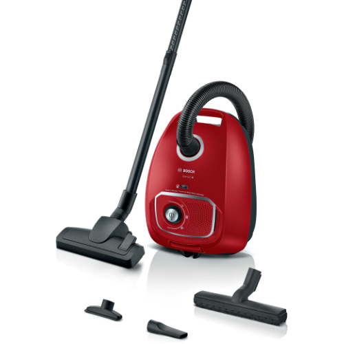 Série 4, Aspirateur avec sac, Rouge BOSCH BGB41RD3H - vue 1