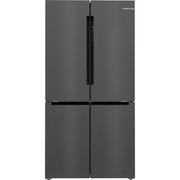 Série 6, Réfrigérateur multi-portes congélateur en bas, 183 x 91 cm, Inox BOSCH KFN96APEA - vue 1