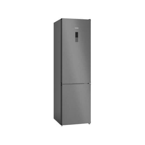 i iQ300, Réfrigérateur combiné pose-libre, 203 x 60 cm, Acier inox noir SIEMENS KG39NXXDF - vue 1