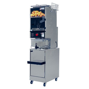 Presse oranges automatique avec bac a jus et table inox SANTOS PO32T - vue 1