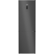 iQ300, Réfrigérateur combiné pose-libre, 186 x 60 cm, Acier inox noir KG36NXXDF SIEMENS - vue 1