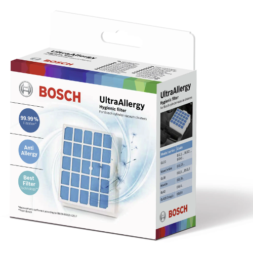 Filtre hygiénique UltraAllergy BOSCH BBZ156UF - vue 1