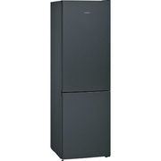 iQ300, Réfrigérateur combiné pose-libre, 186 x 60 cm, Acier inox noir SIEMENS KG36NXXEA - vue 1
