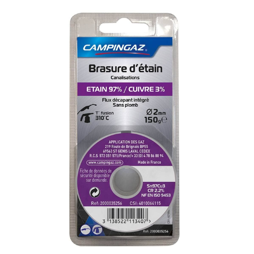 Lot De 2 ÉTAINS 97% - Cu 3% D2 150G Campingaz - 2000035256 - vue 1