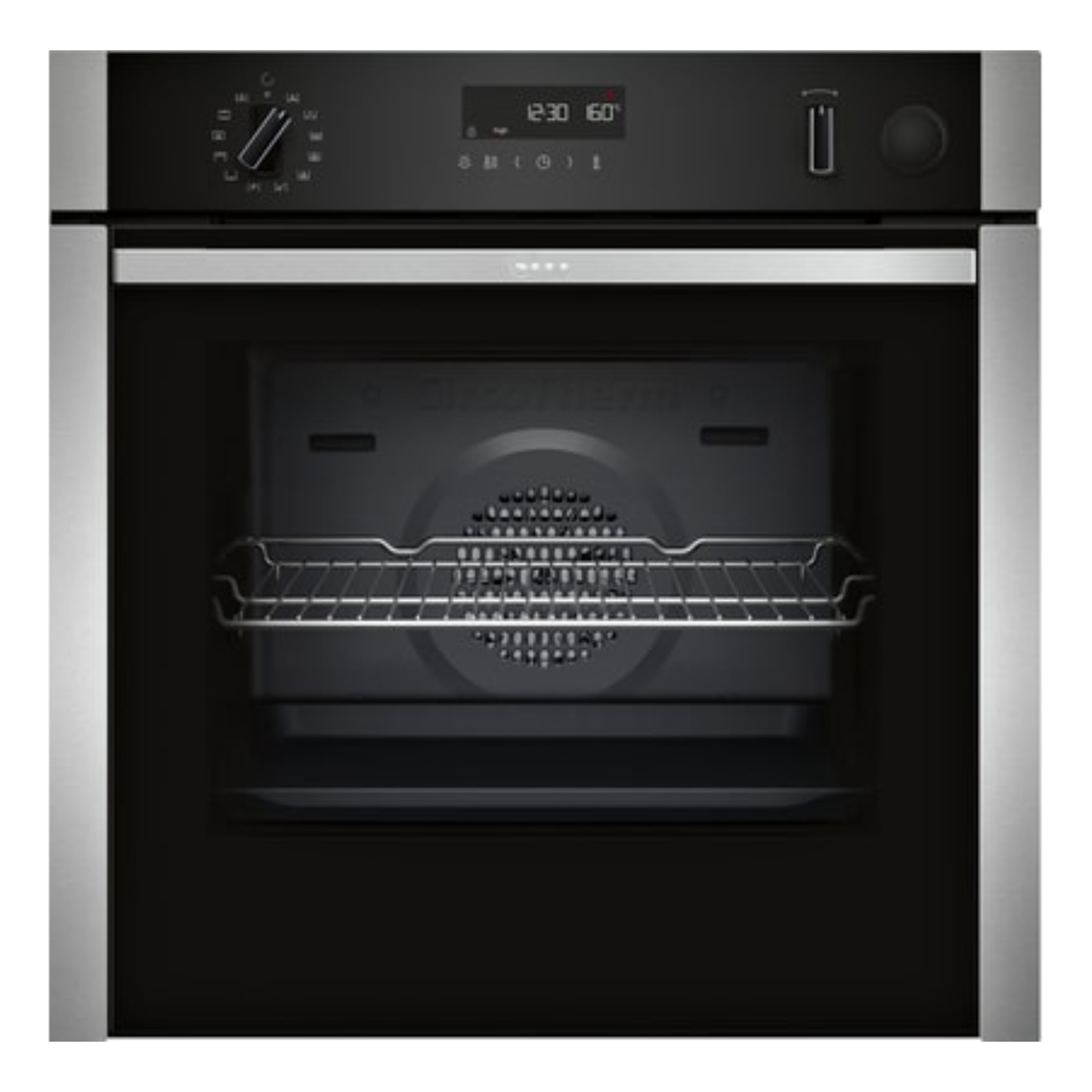 N 50, Four intégrable avec fonction vapeur, 60 x 60 cm, Inox NEFF B6AVH7AN3F - vue 1