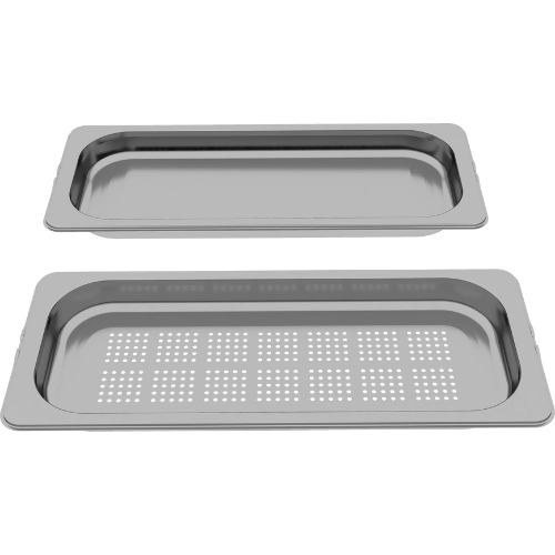 Gastronorm container, 35 x 454 x 187 mm, Inox SIEMENS HZ66D52 - vue 1
