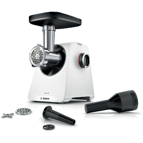Série 4, Hachoir à viande, MultiPower Series 4, 1900 W, Blanc, blanc BOSCH MFWS420W - vue 1