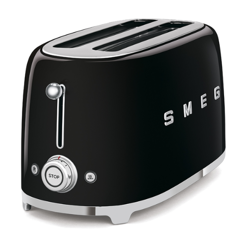 Toaster 4 tranches Smeg TSF02-Noir - vue 1