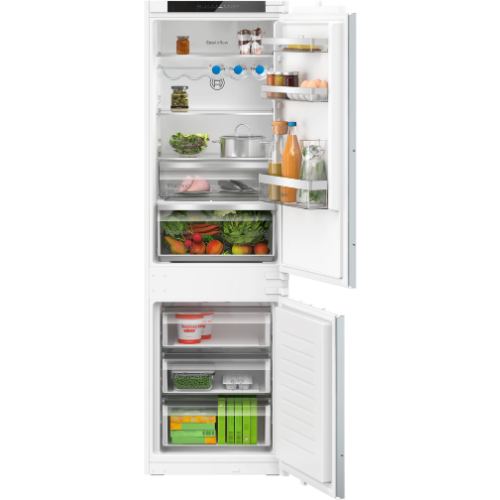 Série 4, Réfrigérateur combiné intégrable, 177.2 x 54.1 cm, Charnières à glissières BOSCH KIN86VSE0