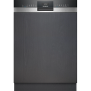 iQ300, Lave-vaisselle encastrable avec bandeau, 60 cm, Acier brossé SIEMENS SN53HS10VF - vue 1