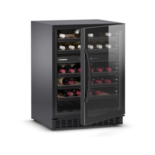 Cave a vin double zone porte en verre Dometic E45FG - vue 1