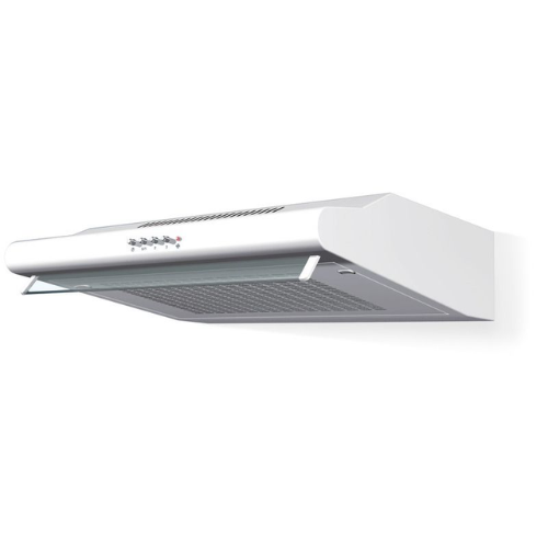 Hotte casquette blanche 60cm AIRLUX AHC63WH - vue 1