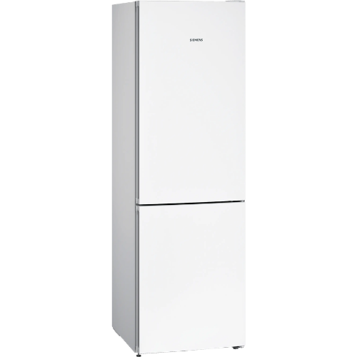 iQ300, Réfrigérateur combiné pose-libre, 186 x 60 cm, Blanc SIEMENS KG36NVWEB - vue 1