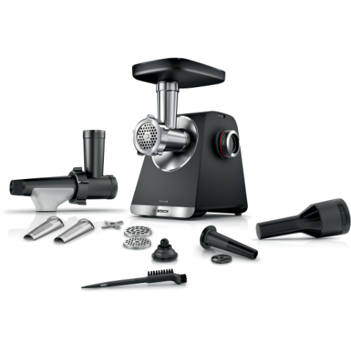 Série 6, Hachoir à viande, MultiPower, 2100 W, Noir, argent métallisé BOSCH MFWS650B - vue 1