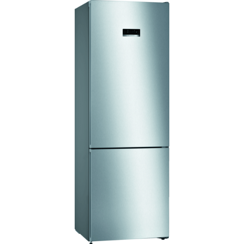 Réfrigérateur combiné inox look Bosch KGN49XLEA - vue 1