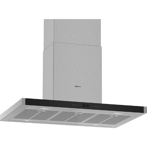 Hotte décor îlot en Inox de 90cm NEFF I96BMP5N0 - vue 1