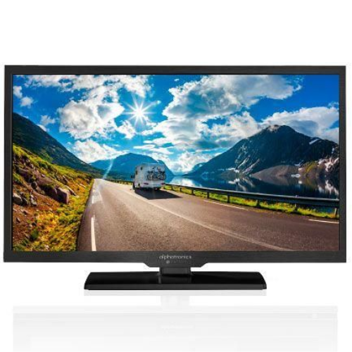 Télévision Combi DVD mobile 60 Cm 12/24/230 V Alphatronics SLA24DSBAI+ - vue 1