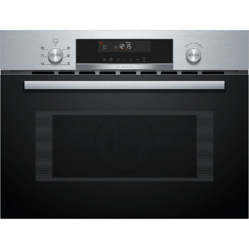 Série 6, Four combine micro-ondes avec hot air, 60 x 45 cm, Inox BOSCH CMA585GS1F - vue 1