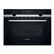 iQ500, Four combine micro-ondes avec hot air, 60 x 45 cm, Inox SIEMENS CM585AGS1 - vue 1