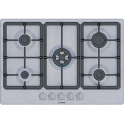 Série 4, Table gaz, 75 cm, Inox BOSCH PGQ7B5K90 - vue 1